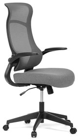Autronic BONTEC Kancelárska stolička, hojdací mechanizmus, šedá sieťovina, KA-A182 BK Farba: Šedá