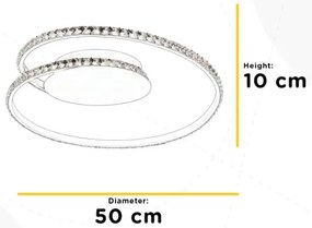 ONLI - LED Stropné svietidlo EDEN LED/26W/230V 4500K pr. 50 cm biela