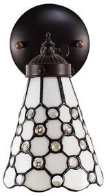 Vitráž nástenné svietidlo 17*23 WHITE