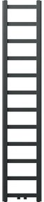 Mexen Bolt, vykurovacie teleso 1500 x 300 mm, 295 W, spodné a stredové, antracitová, W126-1500-300-00-66