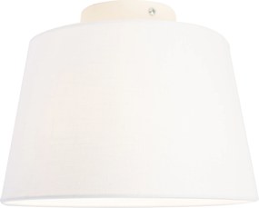 Moderné stropné svietidlo s bielym tienidlom 25 cm - Combi