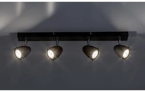 Rabalux 73021 - Bodové svietidlo PERICO 4xGU10/5W/230V čierna