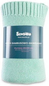 Sensillo Deka pre deti Bavlna/Bambus 80 x 100 cm Jednofarebná Farba: Jeans