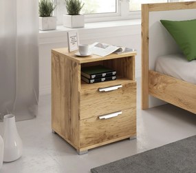 Noční stolek Naka 46 cm dub Wotan