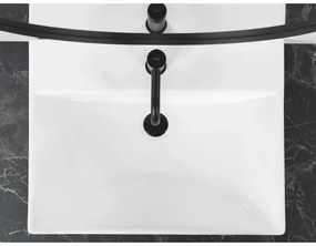 REA-U3326 - Zapustené umývadlo MANDY 46x60 cm keramika/lesklá biela