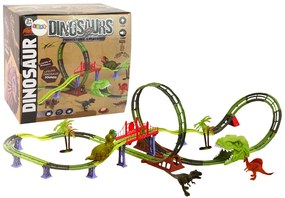 Lean Toys Dinosauria dráha s príslušenstvom
