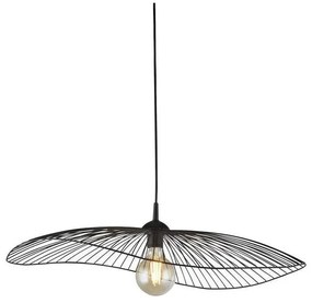 Searchlight 88550BK - Luster na lanku WAVE 1xE27/60W/230V čierna SR0394