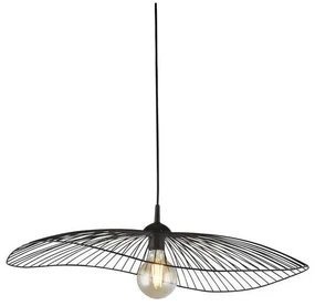 Searchlight 88550BK - Luster na lanku WAVE 1xE27/60W/230V čierna SR0394