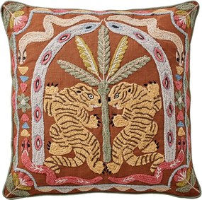 BOHEMIAN Vankúš tigre 50 x 50 cm - hnedá