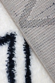 Koberec Boho 610 CREAM/NAVY BLUE rozmery koberec: 120x170 cm