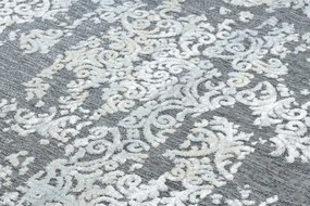 Koberec SOLE D3812 Ornament - ploské tkanie sivý / béžový