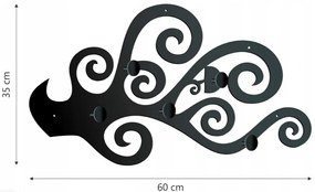 Dizajnový vešiak do chodby VETVIČKA ORNAMENT