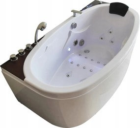 Vaňa s hydro/masážnou vírivkou 170x85, automatické oplachovanie, Led osvetlenie, ozón