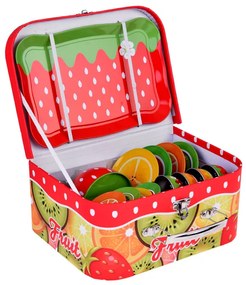 JOKOMISIADA Čajová súprava, ovocné poháre a taniere v krabici, 36 kusov. ZA5318