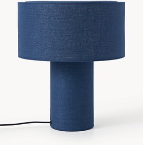 Ľanová stolová lampa Ron