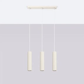 Sollux SL.1594 - Luster na lanku KARBON 3xGU10/10W/230V krémová