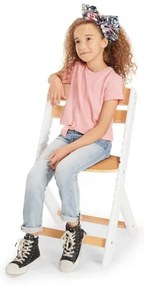 KINDERKRAFT - Detská jedálenská stolička ENOCK biela