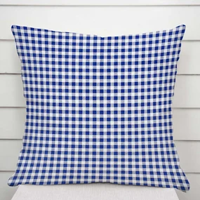 Biante Bavlnená obliečka na vankúš Sandra SA-057 Modro-biele kocky 50 x 60 cm