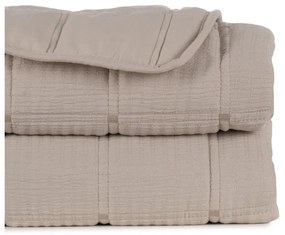 Béžový prešívaný pléd 230x280 cm – Ixia