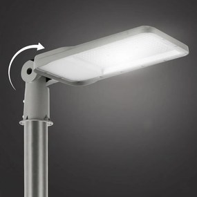 BRILAGI -LED Vonkajšia pouličná lampa s kĺbom. URBANLIGHT LED/200W/230V sivá IP65