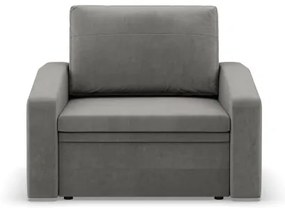 Kreslo ORBIT Kronos rozkladacie, svetlosivé