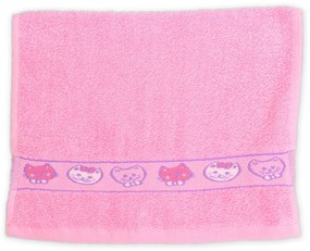 Detský uterák KIDS ružový 30x50 cm