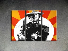 Ručne maľovaný POP Art obraz Clint Eastwood