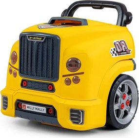 Auto s motorom N-GINE žlté