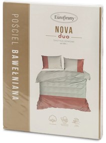 BAVLNENÉ OBLIEČKY NOVAD 200X220 CM, 2KS 70X80 CM DVOJFAREBNÉ