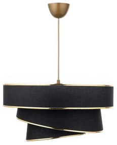 Závesný luster Couper - Black, Gold