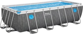 Bazén 488m x 244cm Splash View frame pool Gray Rattan Bestway 561 MB