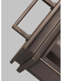 Feiss - Vonkajšie nástenné svietidlo GLENVIEW 1xE27/60W/230V IP44 antracit