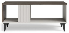 Konferenční stolek Random 92 cm kašmír/ořech