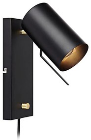 Markslöjd 106587 - Stmievateľné nástenné svietidlo CARRIE 1xGU10/35W/230V čierna