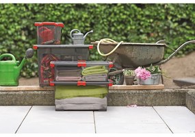 Plastový úložný box s vekom Evo Total - Rotho