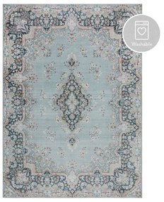 Tyrkysový prateľný koberec 80x150 cm FOLD Colby - Flair Rugs