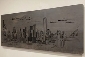 Podsvietený obraz New York