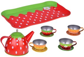 JOKOMISIADA Čajová súprava, ovocné poháre a taniere v krabici, 36 kusov. ZA5318