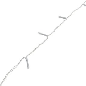 Aigostar - LED vonkajší vianočný reťaz, 150×LED, 6 W, 230 V, 8 režimov, 1,5×1 m, IP44, studená biela + diaľkové ovládanie