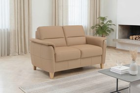 XXXLutz DVOJMIESTNA POHOVKA, cappuccino, pravá koža Sit & More - Sedačky - 0001440332B1