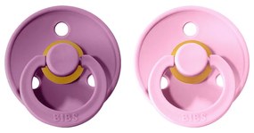 BIBS Colour cumlíky, kaučuk 2ks - veľkosť 1 - Lavender baby Pink