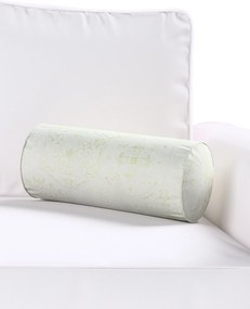 Jednoduchý valcový vankúš farba produktu zelená látka lesklá, zapletaná, vzorované