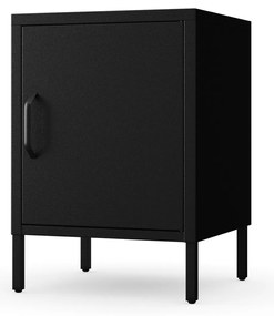 Čierny nočný stolík kovový MIA Modern 424 x 595 x 400 mm