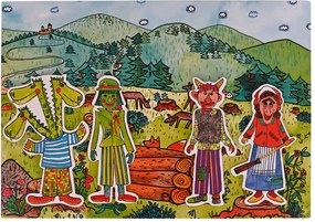 MARIONETINO Sada bábok a kulís – Drak a strašidlá