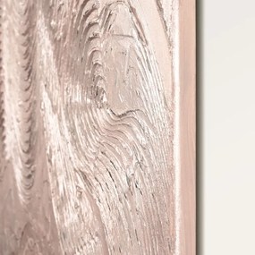 Ručne maľovaný obraz 88x118 cm Metallic Rose – Malerifabrikken