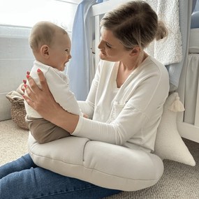 Vankúš croissant béžová 55cm