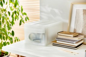 M - Zásuvka, úložný box výsuvný, transparentný Rotho SYSTEMIX