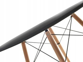 Bestent Jedálenský stôl 80cm Anello Black