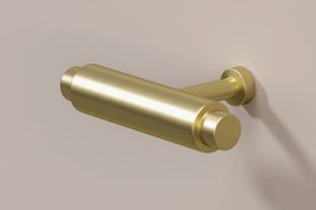 Šatníková skriňa Lorini 150 cm - kašmírová / zlaté úchytky T
