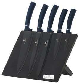 BerlingerHaus BerlingerHaus - Sada nerezových nožov s magnetickým stojanom 6 ks modrá/čierna BH0020
